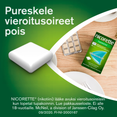 NICORETTE FRESHMINT lääkepurukumi 4 mg 105 fol